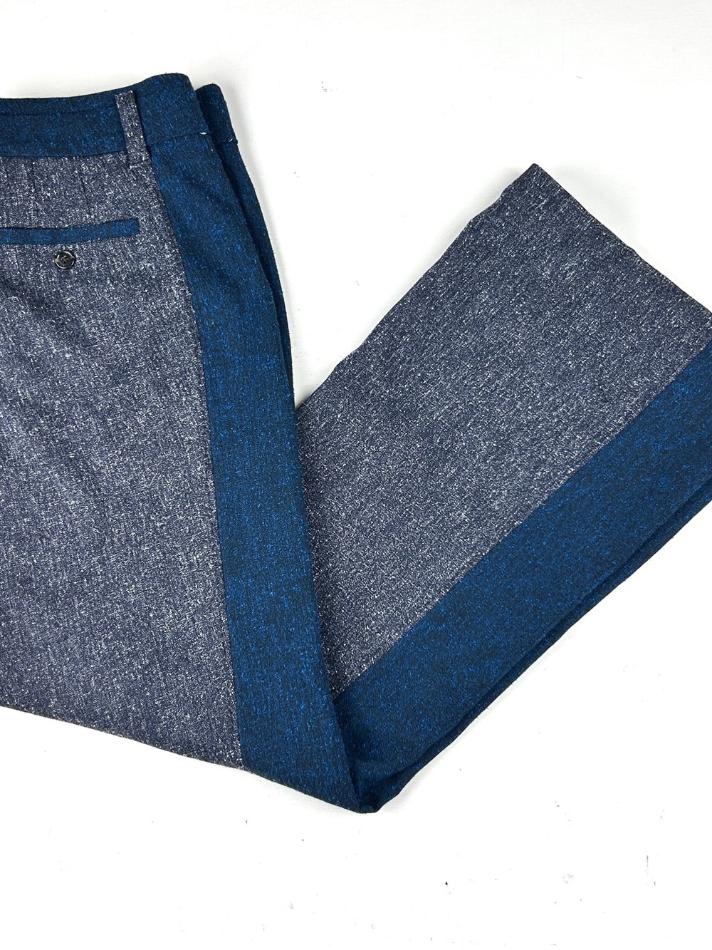 Elevenses Pants Womens 4 Gray The Brighton Tweed Flare Stretch Work Office